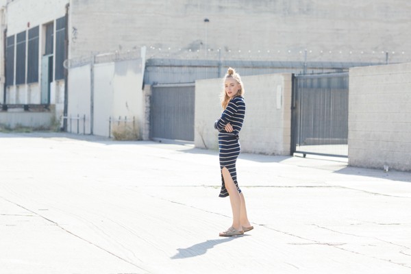 eatsleepwear, LNA, stripes, DTLA, birkenstock, kimberly pesch