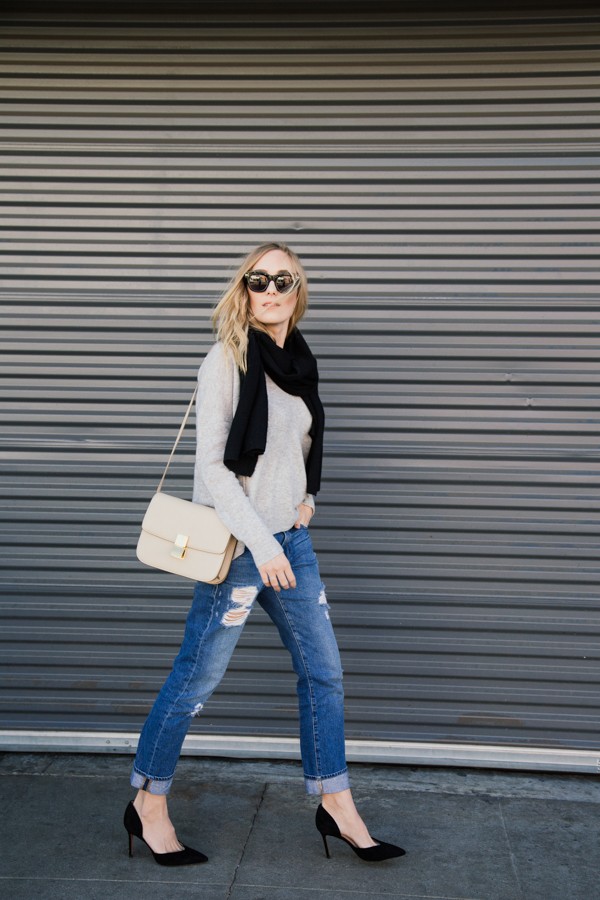 eatsleepwear, kimberly pesch, 360 sweater, frame denim, celine, intermix