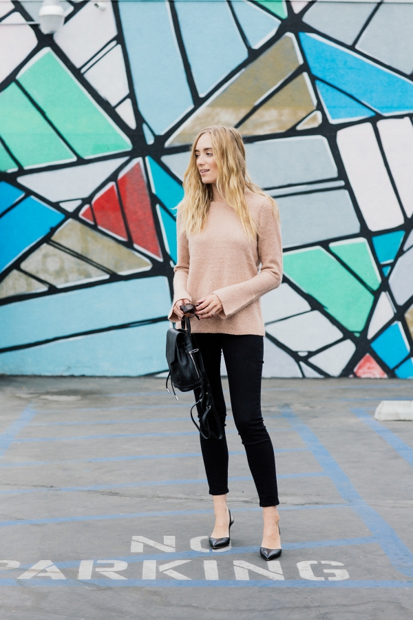 eatsleepwear, outfit, kimberly lapides, 360 cashmere, frame denim, rag and bone, manolo blahnik, celine