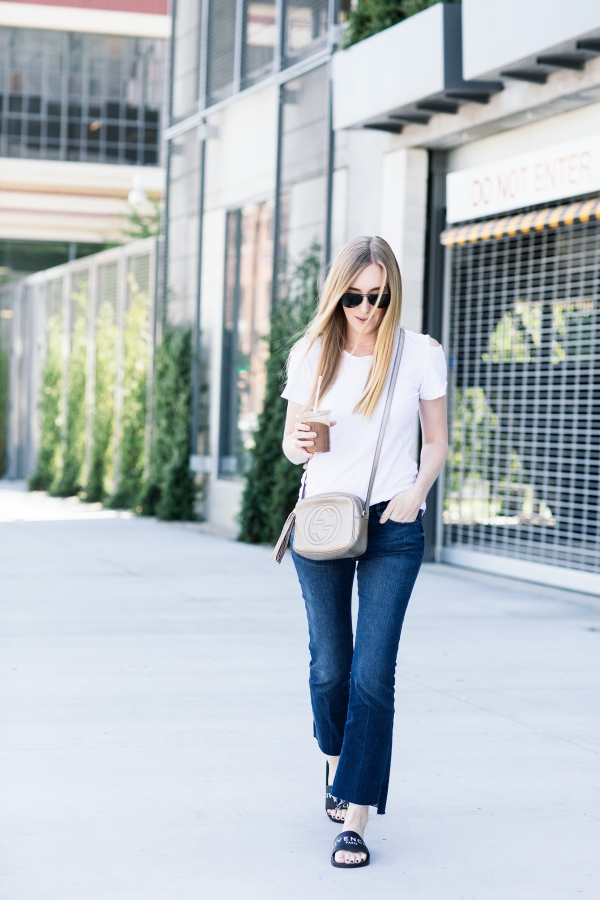 eatsleepwear, Kimberly Lapides, outfit, LNA, frame, givenchy, gucci, rayban