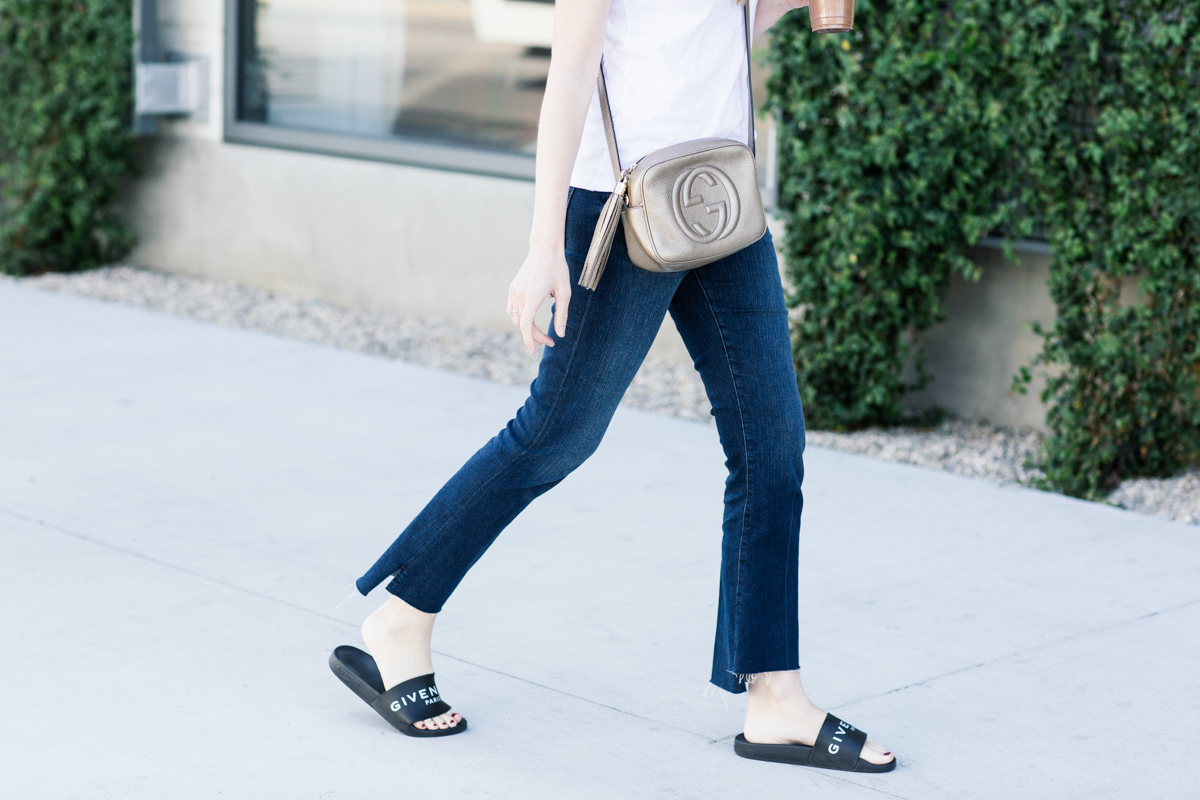 eatsleepwear, Kimberly Lapides, outfit, LNA, frame, givenchy, gucci, rayban