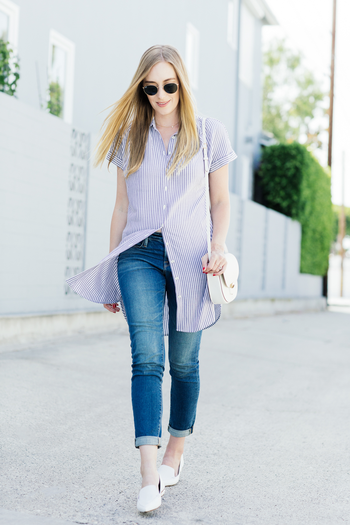 eatsleepwear, Kimberly Lapides, OUTFIT, Madewell, Frame, rayban, celine, nicholas, kirkwood