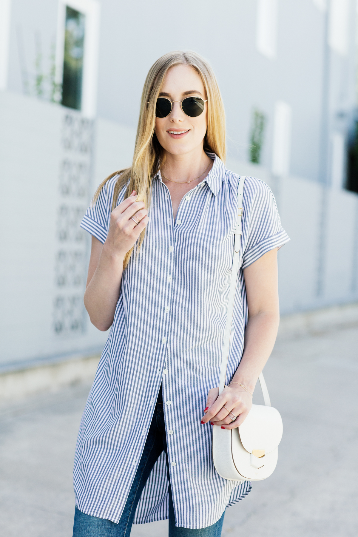 eatsleepwear, Kimberly Lapides, OUTFIT, Madewell, Frame, rayban, celine, nicholas, kirkwood