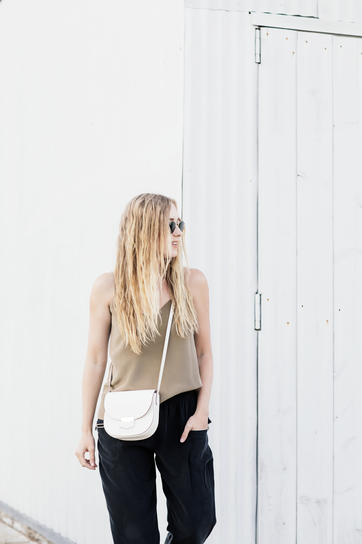 eatsleepwear, Kimberly Lapides, OUTFIT, Lagence, Celine, Rayban, Nicholas Kirkwood