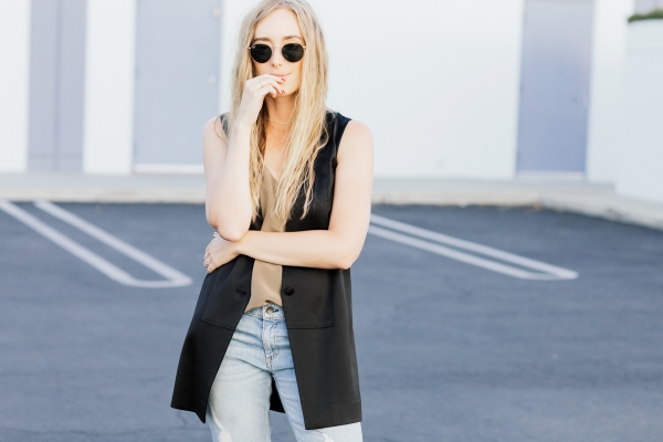 eatsleepwear, Kimberly Lapides, OUTFIT, elizabeth and james, rag and bone, rayban, lagence, jenni kayne