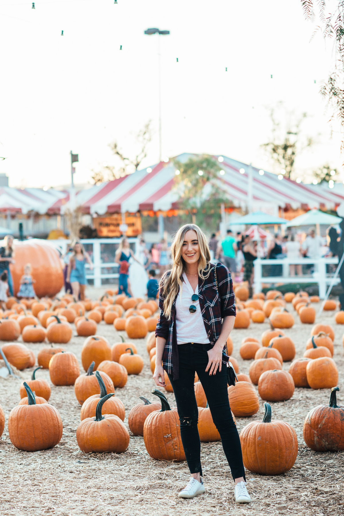 eatsleepwear, Kimberly Lapides, OUTFIT, Pumpkin Patch, Rails, Frame, Chanel, LNA, Rayban, IRO