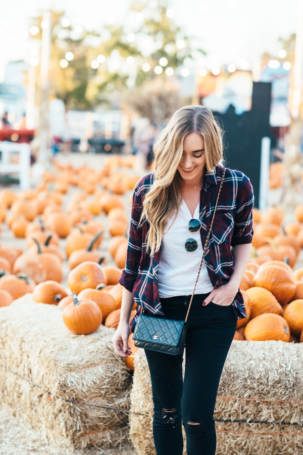 eatsleepwear, Kimberly Lapides, OUTFIT, Pumpkin Patch, Rails, Frame, Chanel, LNA, Rayban, IRO