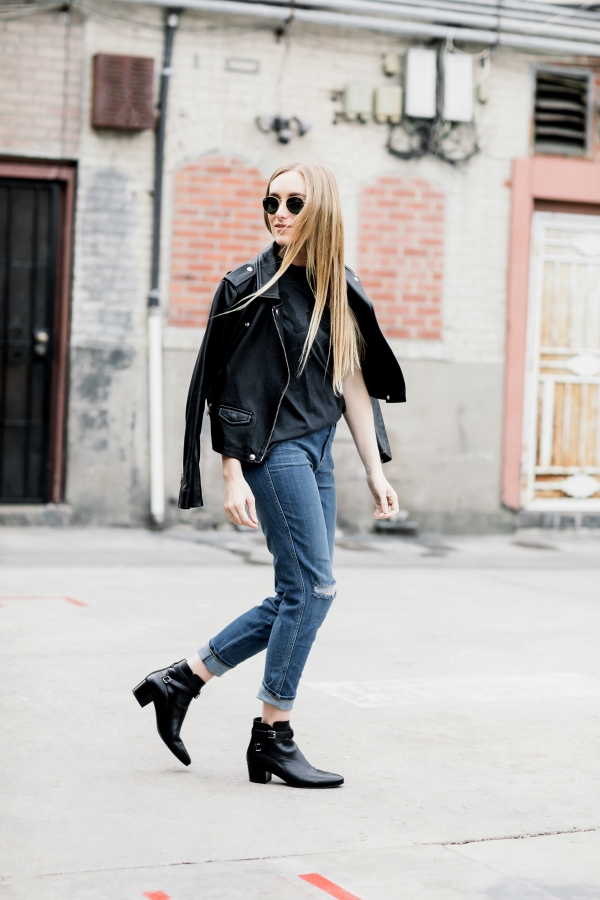 eatsleepwear, Kimberly Lapides, OUTFIT, LEE, Jeans, Denim
