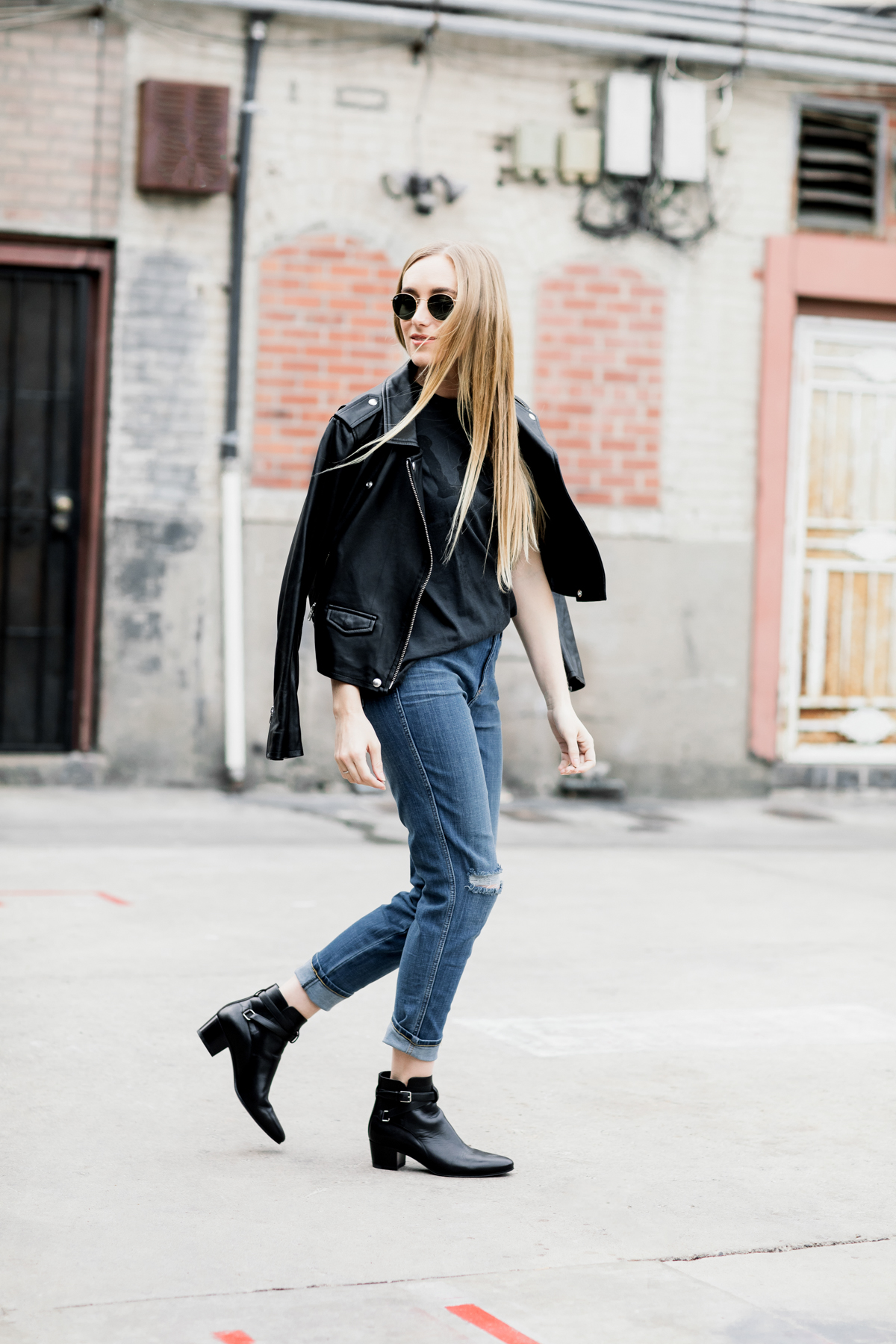 eatsleepwear, Kimberly Lapides, OUTFIT, LEE, Jeans, Denim