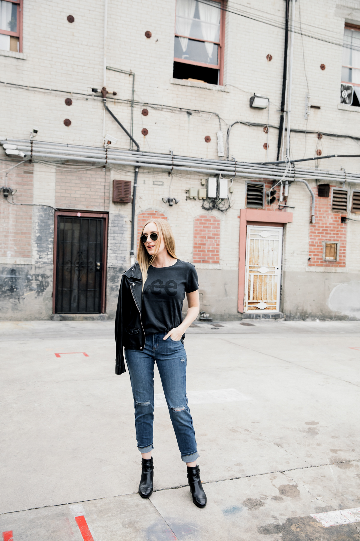 eatsleepwear, Kimberly Lapides, OUTFIT, LEE, Jeans, Denim
