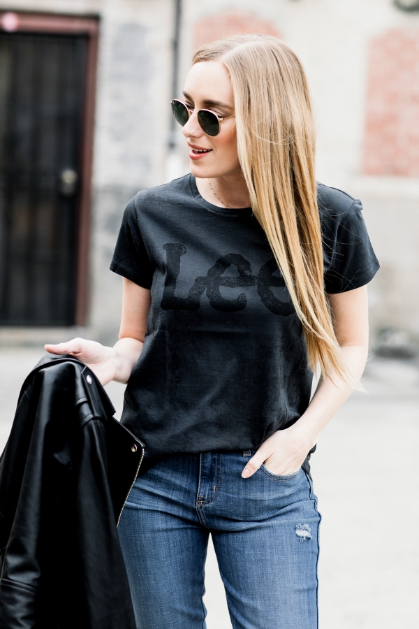 eatsleepwear, Kimberly Lapides, OUTFIT, LEE, Jeans, Denim