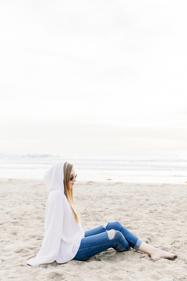 eatsleepwear, Kimberly Lapides, outfit, beach, newport beach, elizabeth and james, lee jeans, rayban