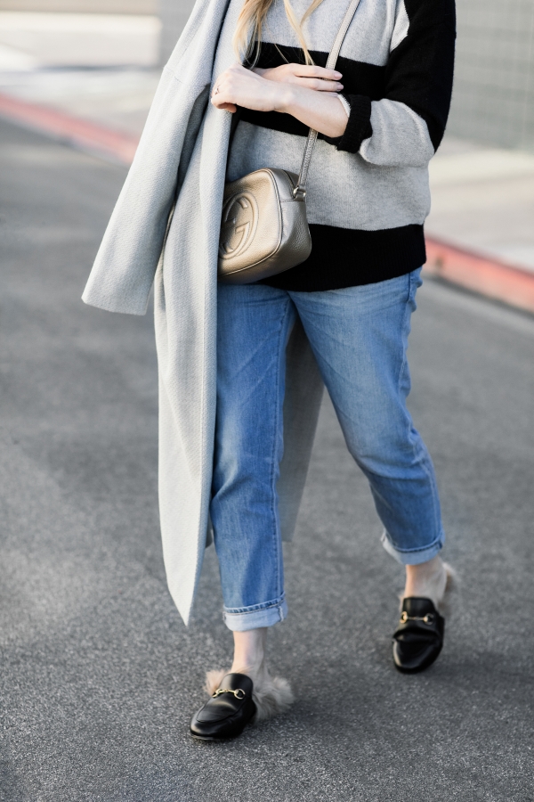 eatsleepwear, Kimberly Lapides, Outfit, Ayr, Ag, Gucci, 360 Sweater, Celine