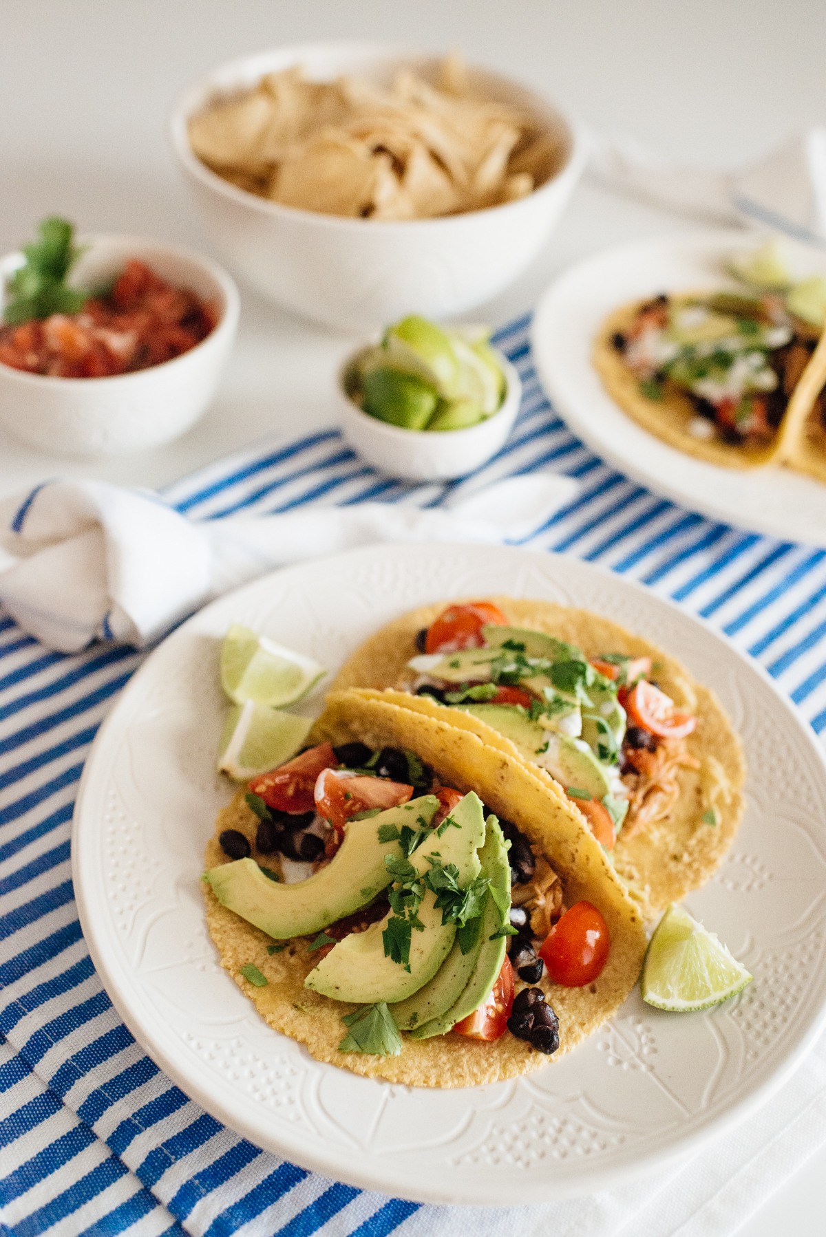 eatsleepwear, Kimberly Lapides, FOOD, Recipe, InstantPot, Chicken, Shredded Chicken Tacos, Salsa Chicken, Mexican, Dinner