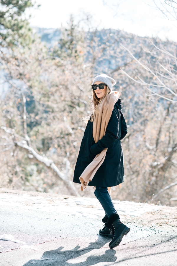 eatsleepwear, Kimberly Lapides, OUTFIT, Naked Cashmere, celine, patagonia, ugg, frame, intermix