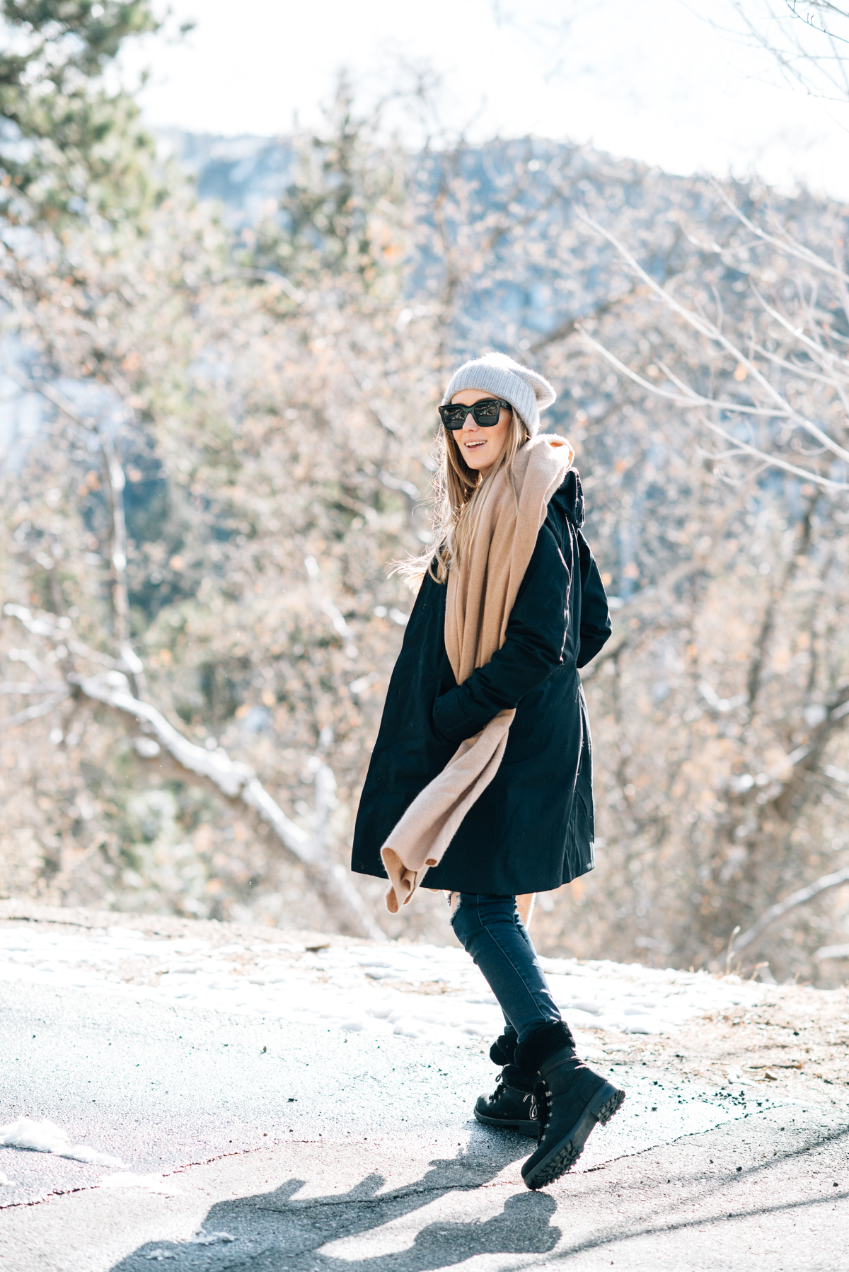 eatsleepwear, Kimberly Lapides, OUTFIT, Naked Cashmere, celine, patagonia, ugg, frame, intermix