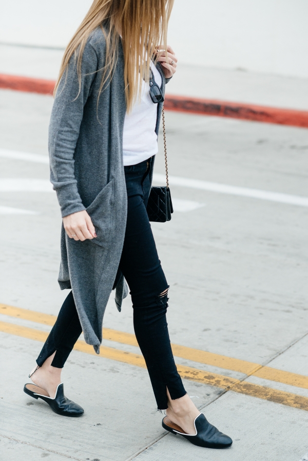 eatsleepwear, Kimberly Lapides, OUTFIT, LNA, Frame, Chanel, Aquatalia, Celine