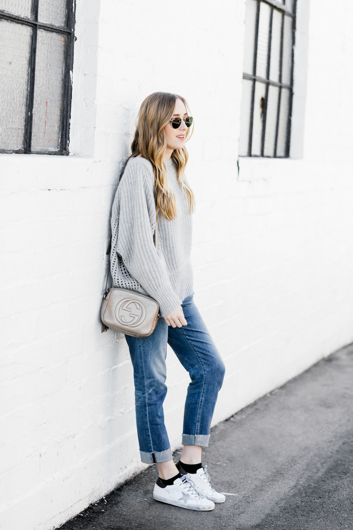 eatsleepwear, Kimberly Lapides, OUTFIT, Rag And Bone, Ag Jeans, Gucci, Ray-ban, Golden Goose