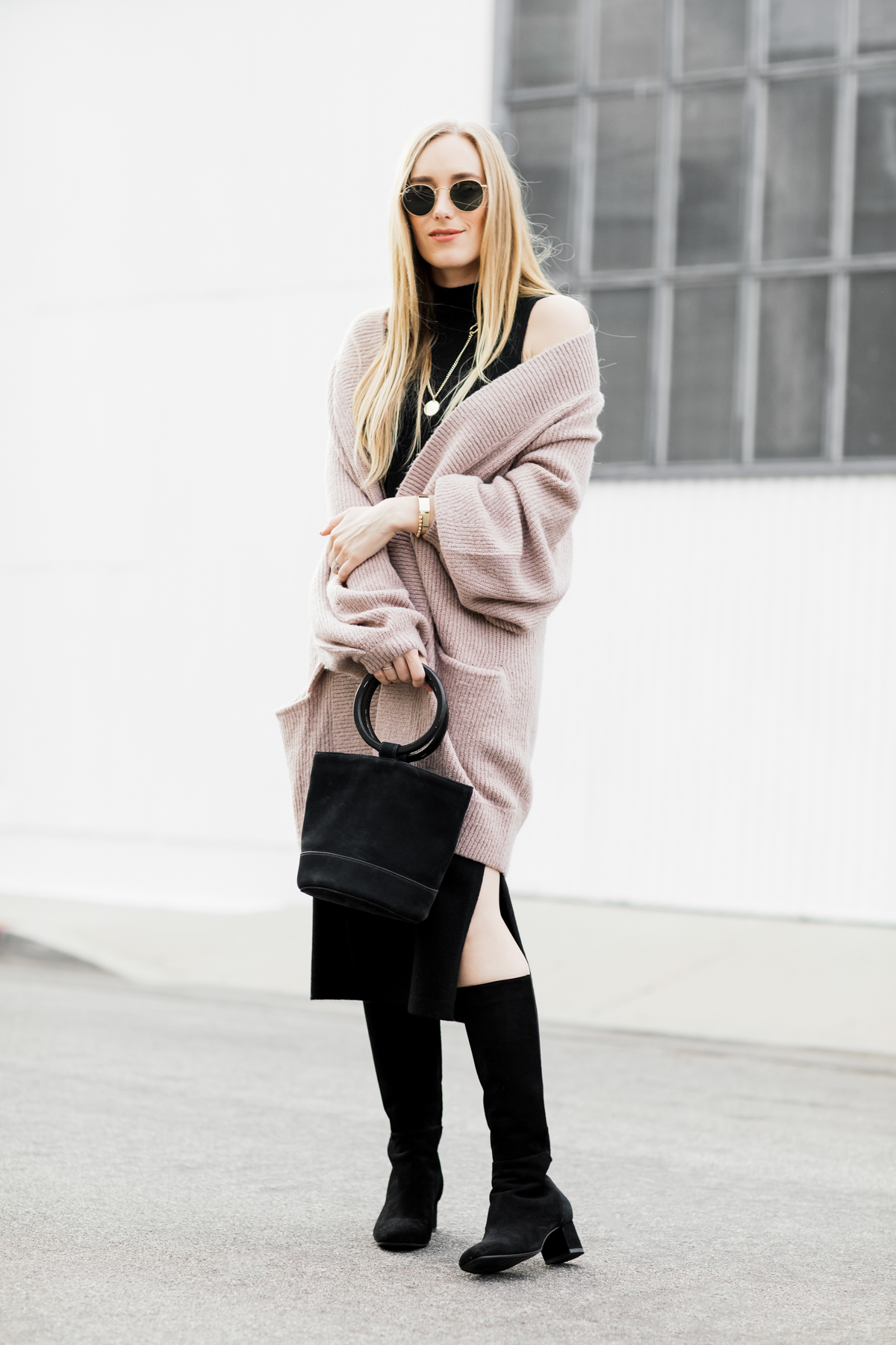 eatsleepwear, Kimberly Lapides, OUTFIT, Nordstrom, Leith, Naked Cashmere, Aquatalia, ray-ban, simon miller, wanderlust and co