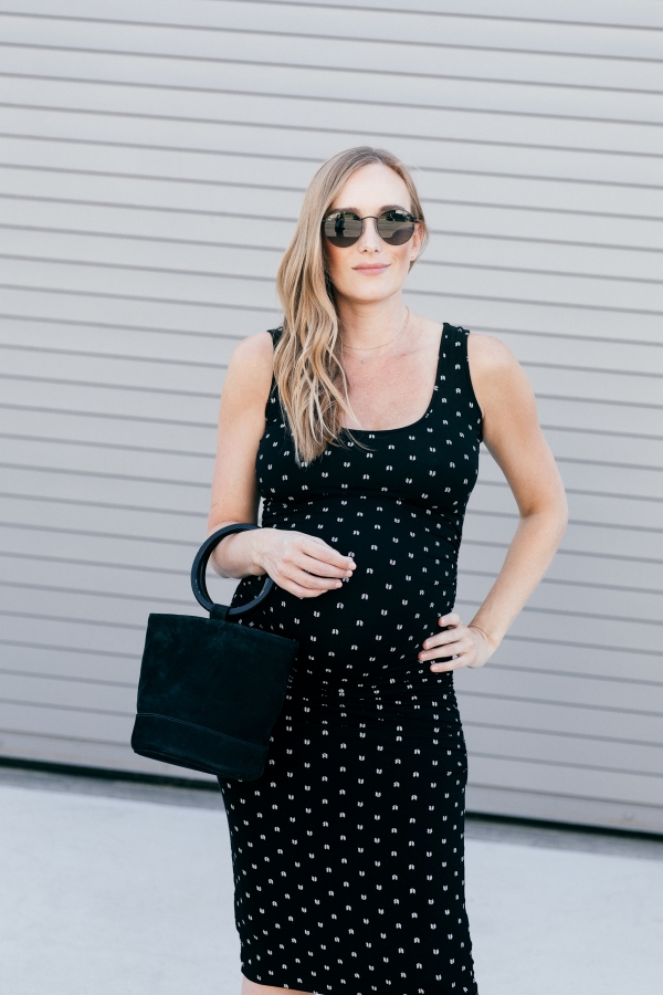 eatsleepwear, Kimberly Lapides, PREGNANCY, Outfit, Ingrid and Isabel, Simon Miller, rayban, ancient greek