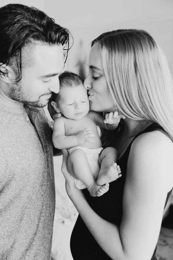 eatsleepwear, kimberly lapides, newborn, baby, Otis, home, family
