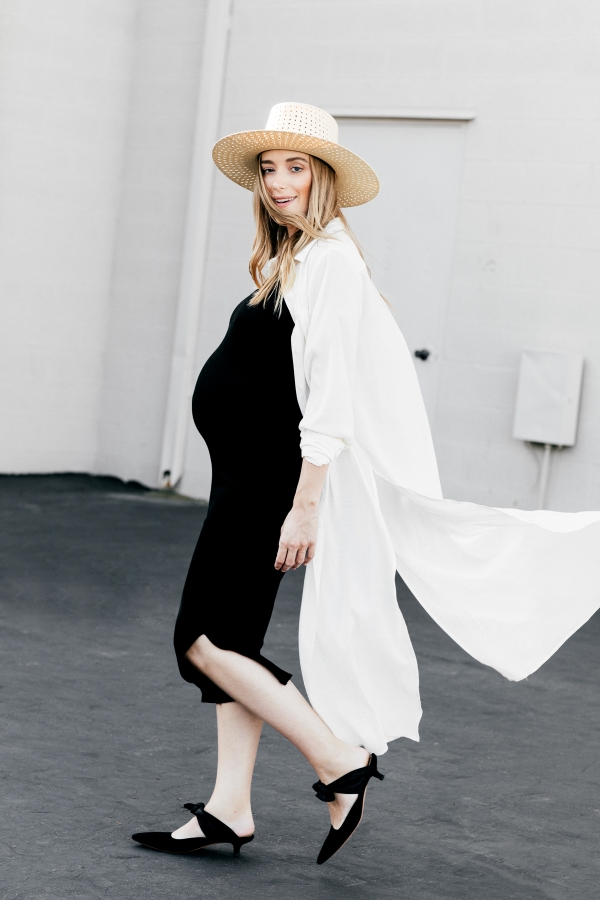 eatsleepwear, Kimberly Lapides, OUTFIT, Storq, whowhatwear collection, janessa leone, the row, netaporter, pregnancy