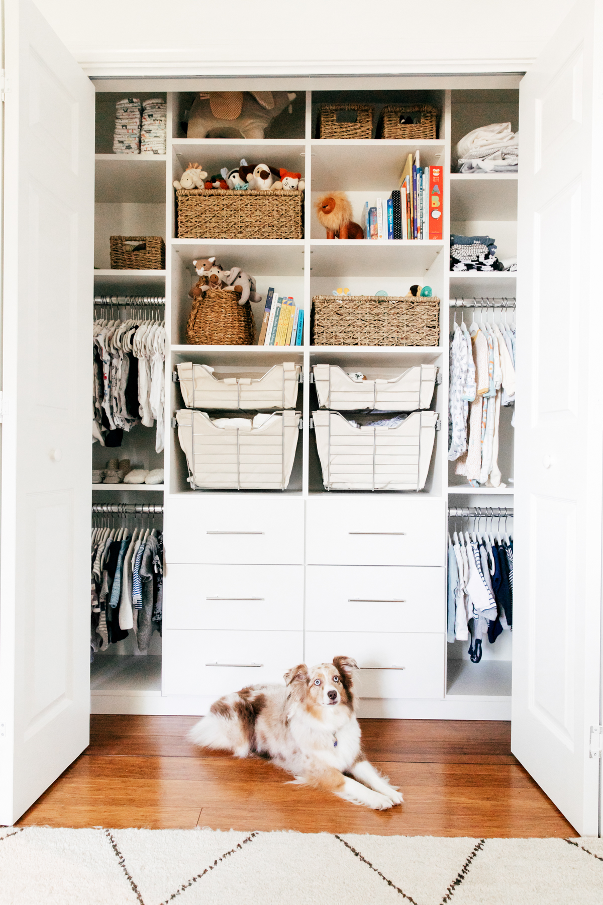 eatsleepwear, Kimberly Lapides, OTIS, Family, Nursery, Baby, California Closets