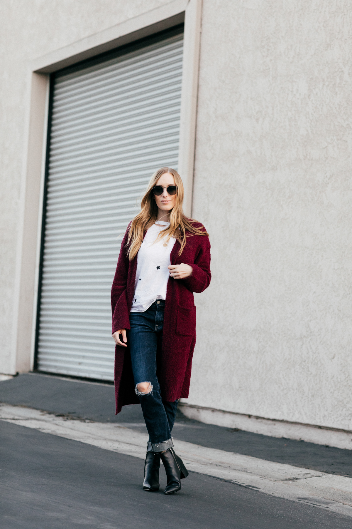 eatsleepwear, Kimberly Lapides, OUTFIT, Leith, Nphilanthropy, agjeans, ariel gordon, rayban, marc fisher