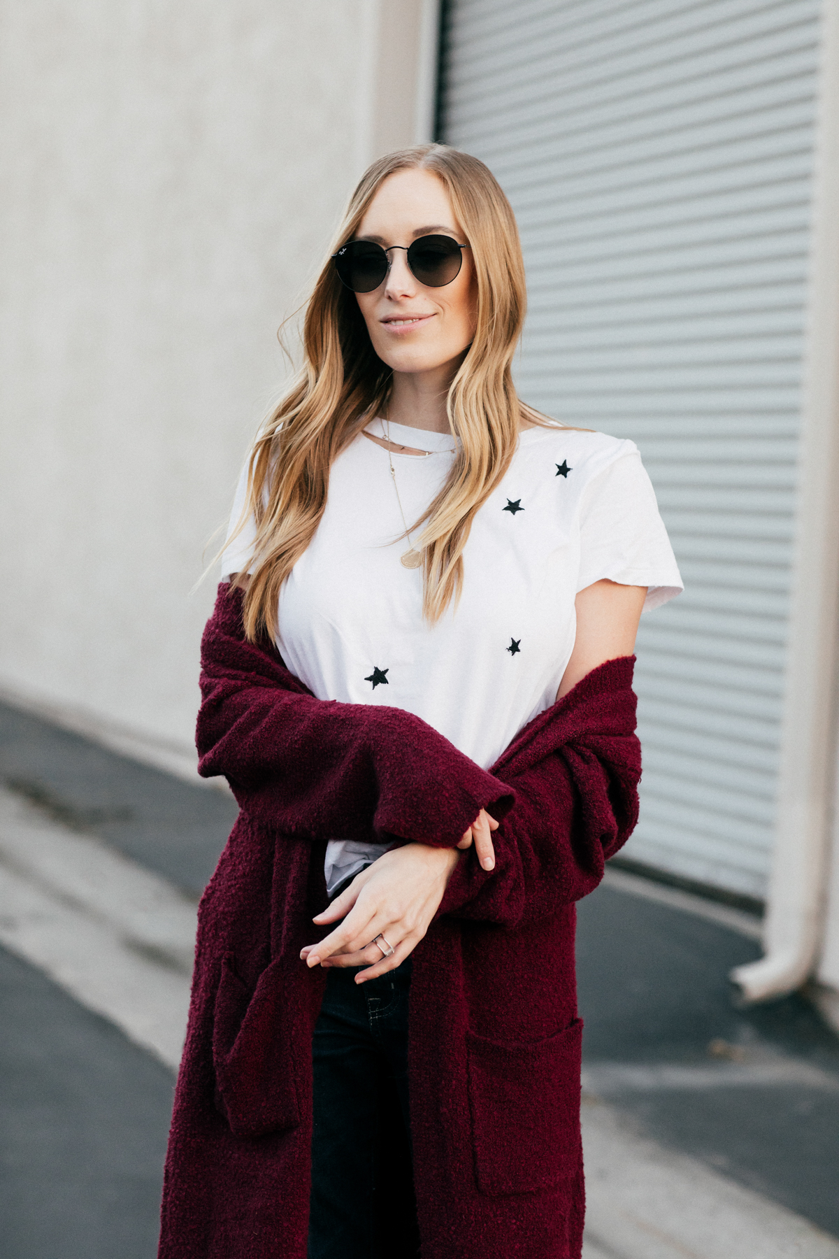eatsleepwear, Kimberly Lapides, OUTFIT, Leith, Nphilanthropy, agjeans, ariel gordon, rayban, marc fisher