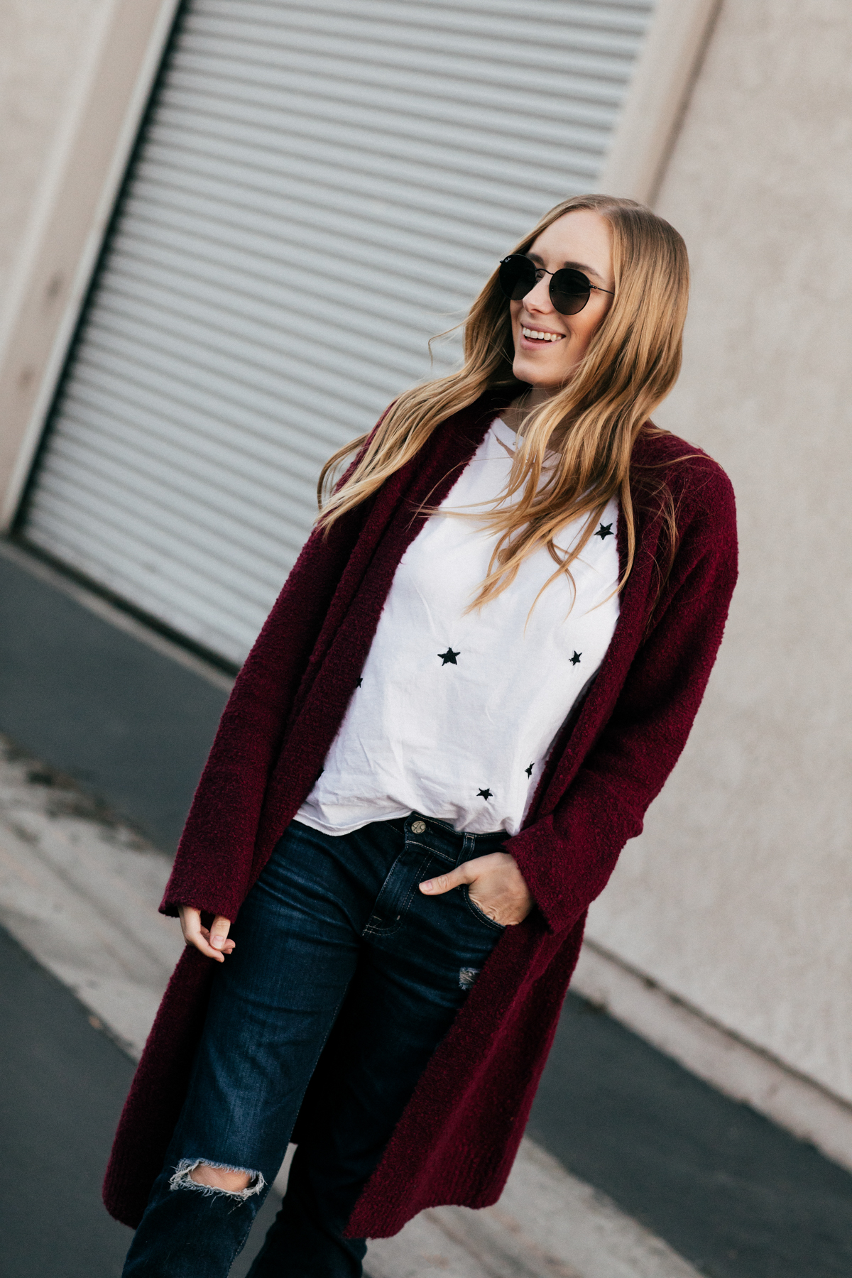 eatsleepwear, Kimberly Lapides, OUTFIT, Leith, Nphilanthropy, agjeans, ariel gordon, rayban, marc fisher