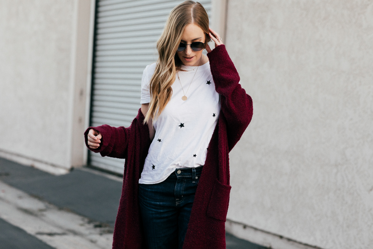 eatsleepwear, Kimberly Lapides, OUTFIT, Leith, Nphilanthropy, agjeans, ariel gordon, rayban, marc fisher