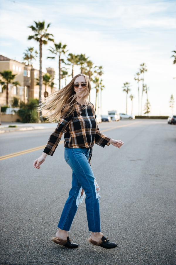 eatsleepwear, Kimberly Lapides, OUTFIT, madewell, lagence, gucci, rayban