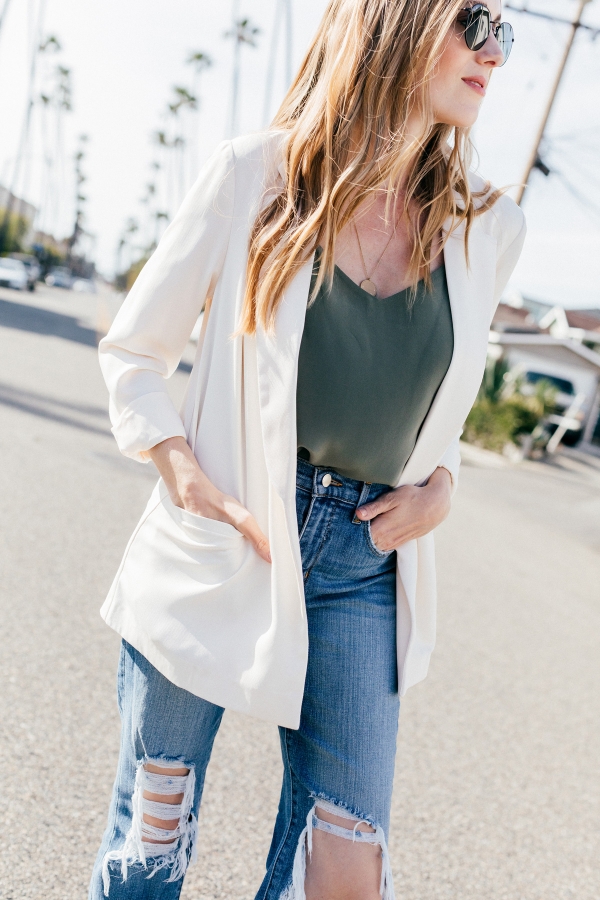 Outfit, Eatsleepwear, kimberly lapides, topshop, lagence, rayban, veja