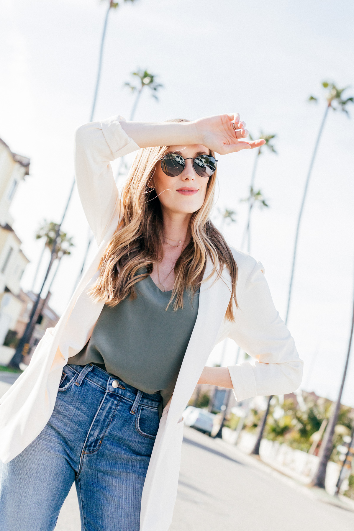 Outfit, Eatsleepwear, kimberly lapides, topshop, lagence, rayban, veja