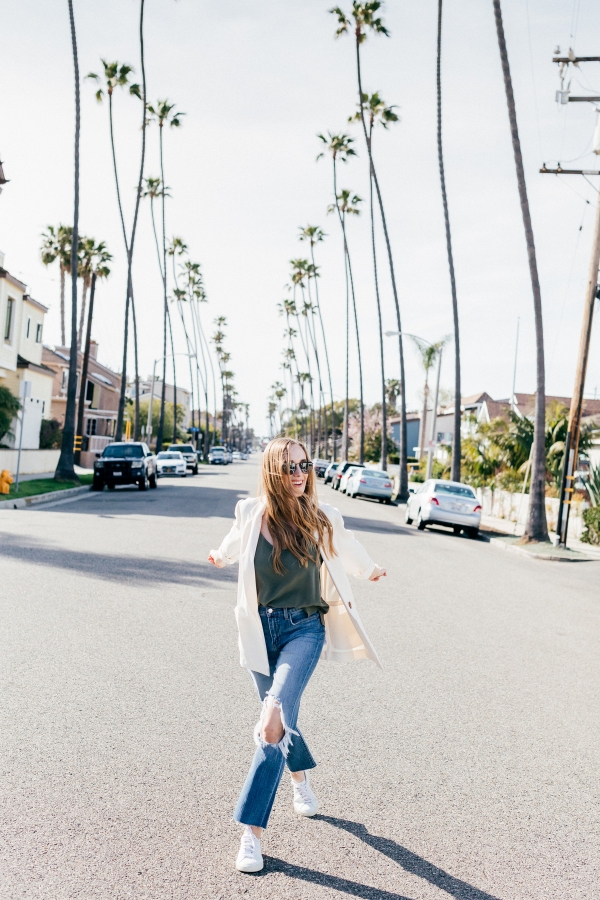 Outfit, Eatsleepwear, kimberly lapides, topshop, lagence, rayban, veja