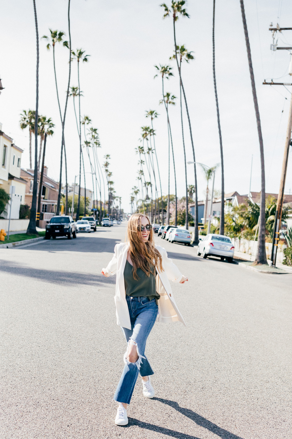 Outfit, Eatsleepwear, kimberly lapides, topshop, lagence, rayban, veja