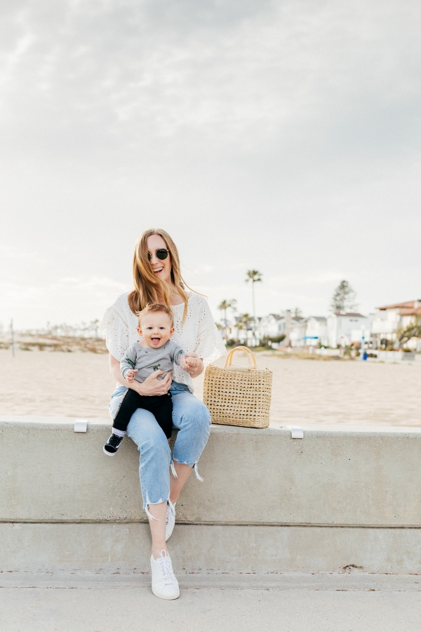 eatsleepwear, Kimberly Lapides, OUTFIT, ZARA, Frame, rayban, Veja, newport beach