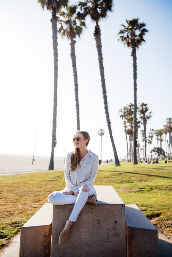 eatsleepwear, Kimberly Lapides, OUTFIT, rag and bone, madewell, rayban, jenni kayne, huntington beach