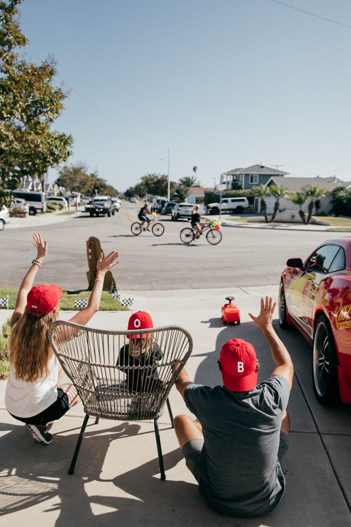 Drive By Birthday Party at Disney Pixar Cars themed birthday