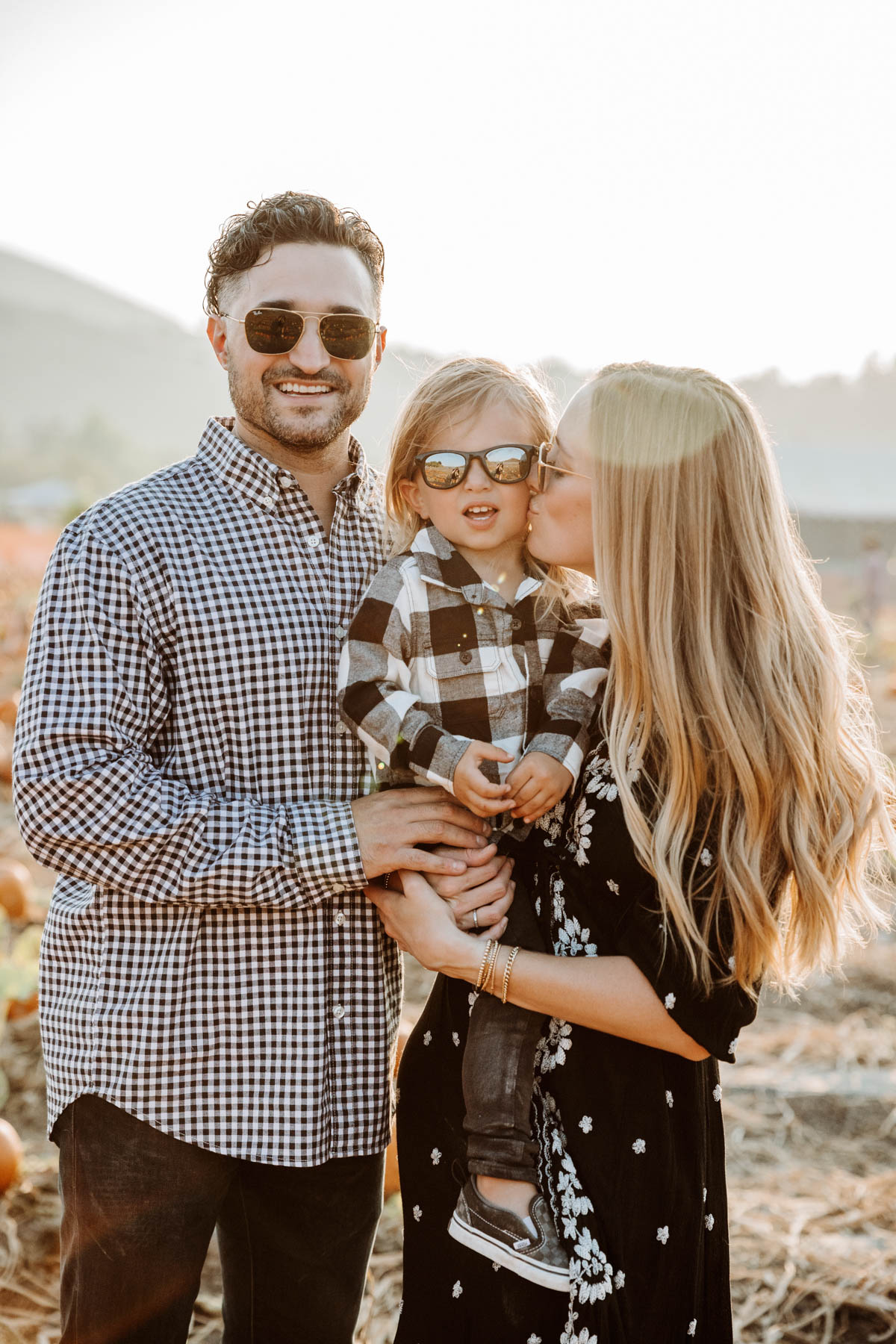 Pumpkin Patch Photo shoot at Tanaka Farms