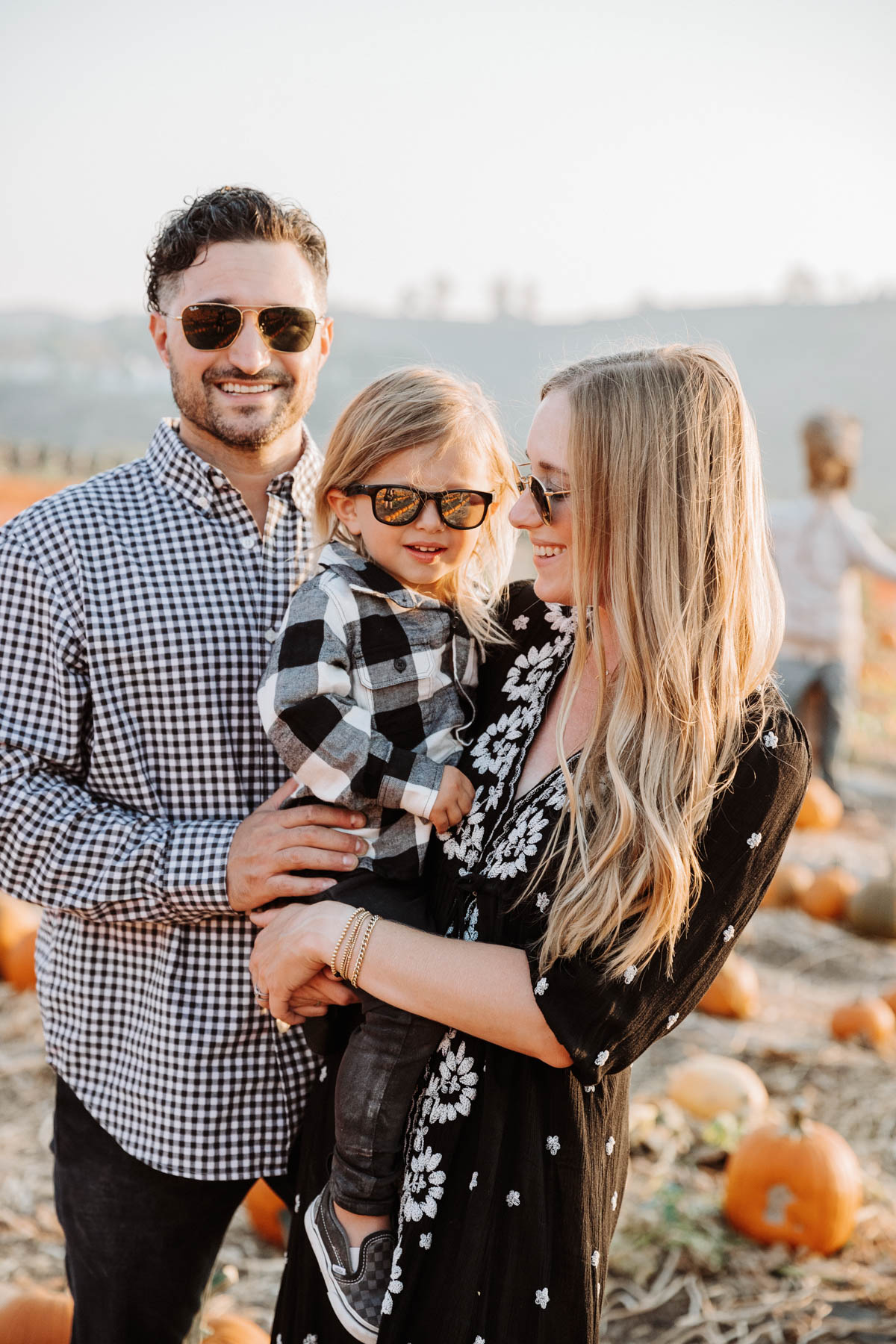Pumpkin Patch Photo shoot at Tanaka Farms