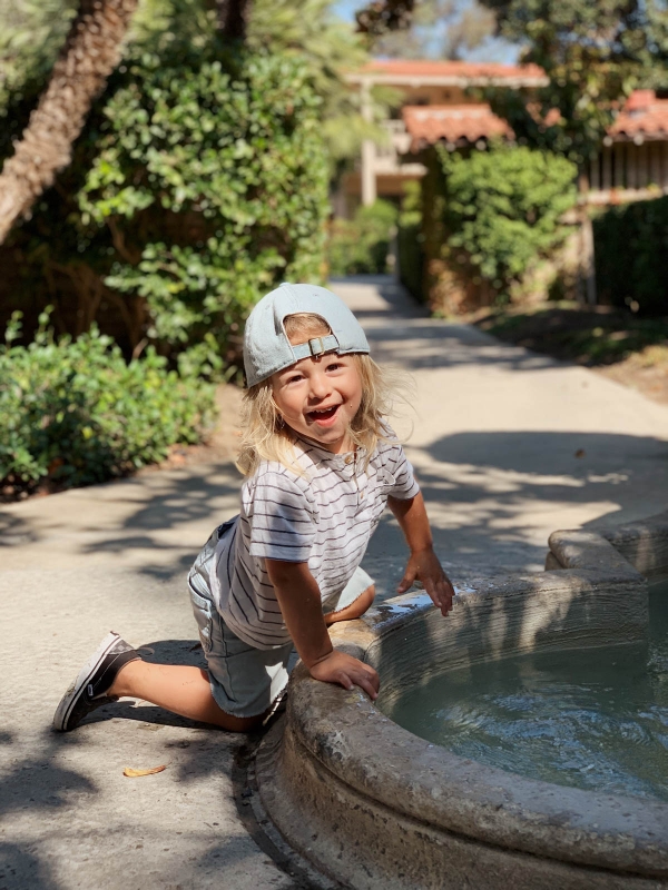 eatsleepwear goes on a family trip with toddler to Rancho Bernardo Inn