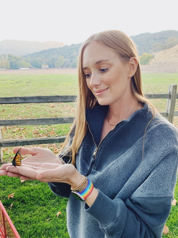 Monarch butterfly at Alisal Guest Ranch and Resort 