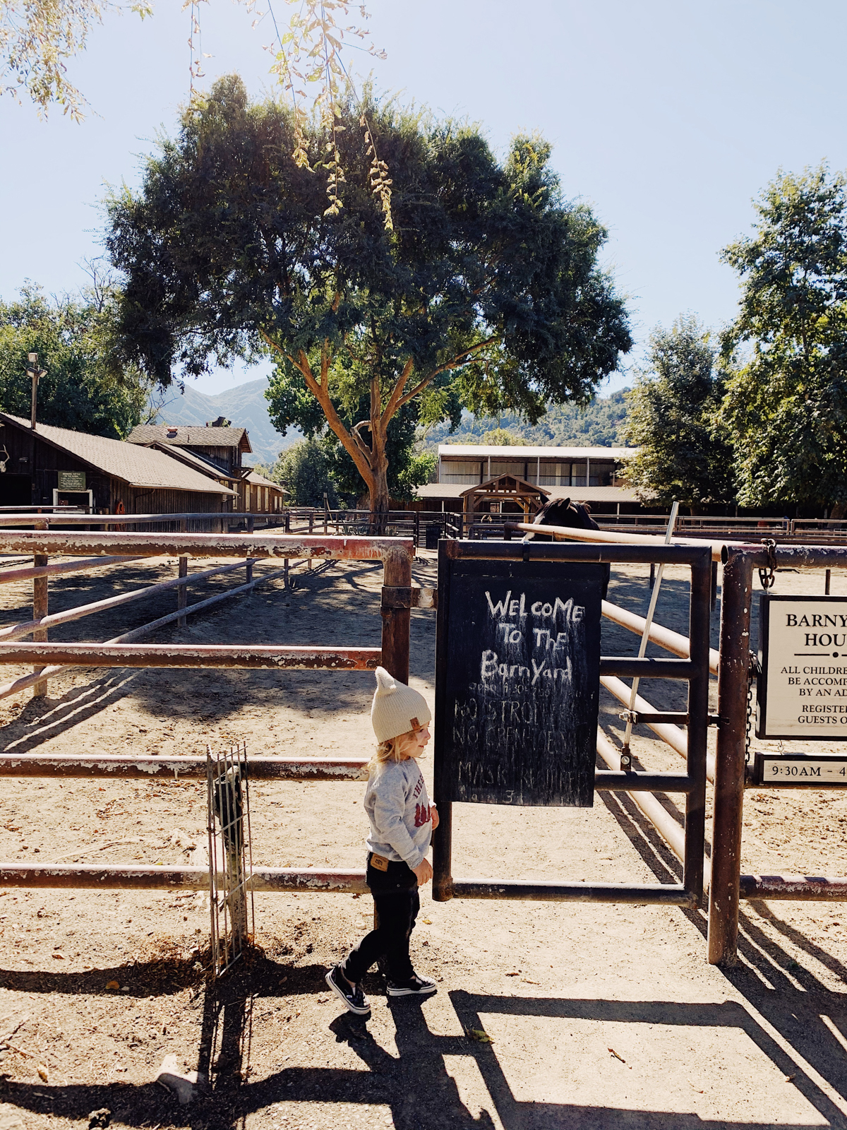 Kids barnyard at Alisal Guest Ranch and Resort 