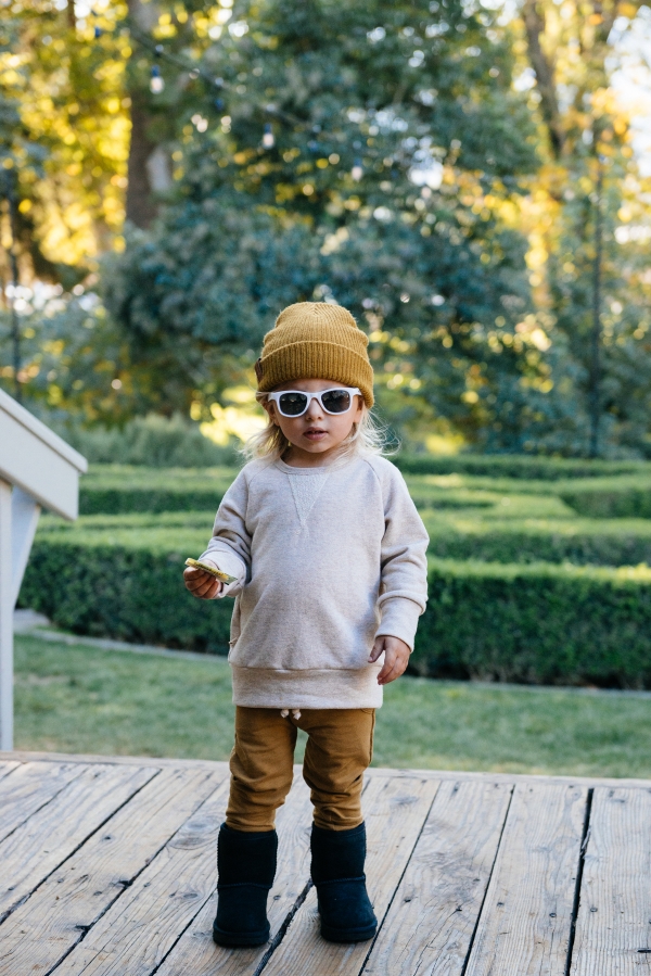 Toddler outside at Alisal Guest Ranch and Resort 