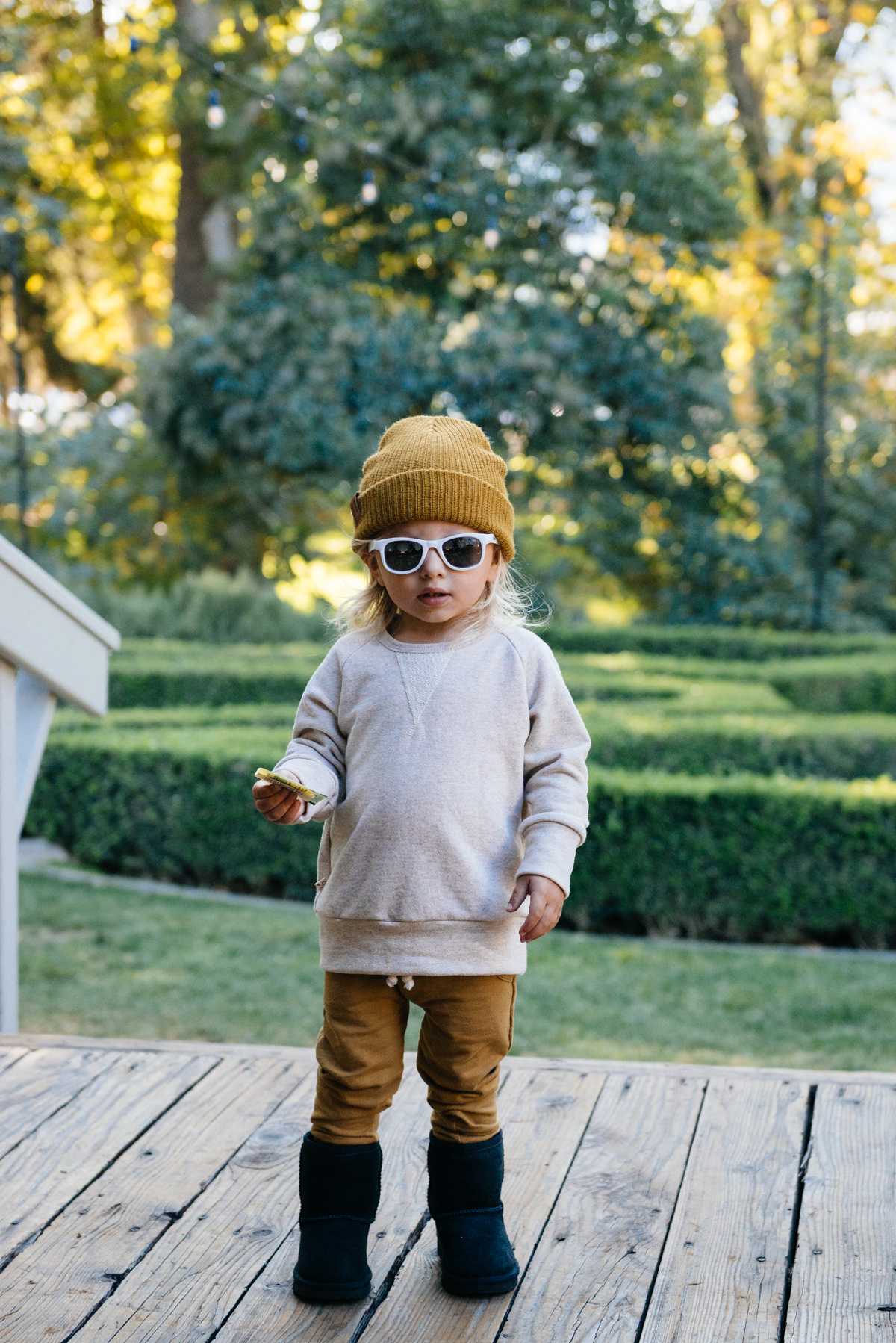 Toddler outside at Alisal Guest Ranch and Resort 